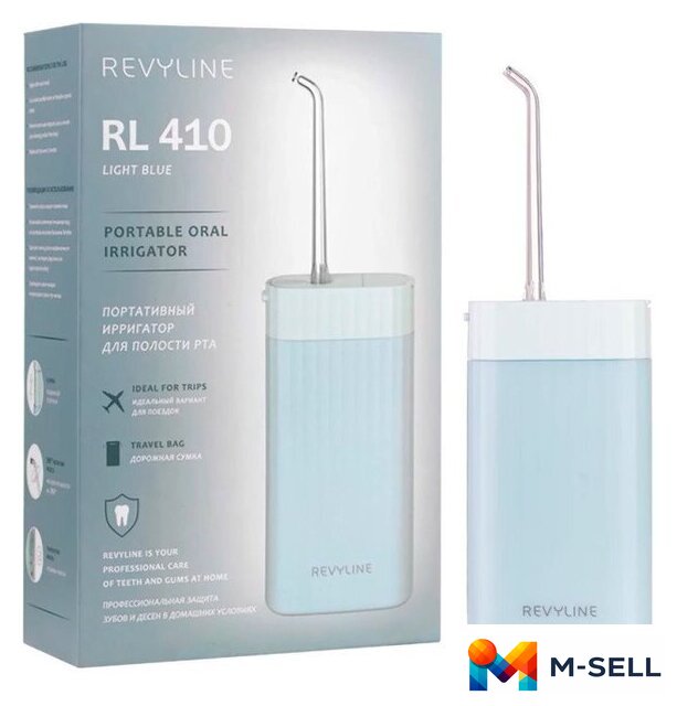 Ирригатор  Revyline RL 410 (голубой) - Изображение №1 — Мульти e-магазин M-SELL