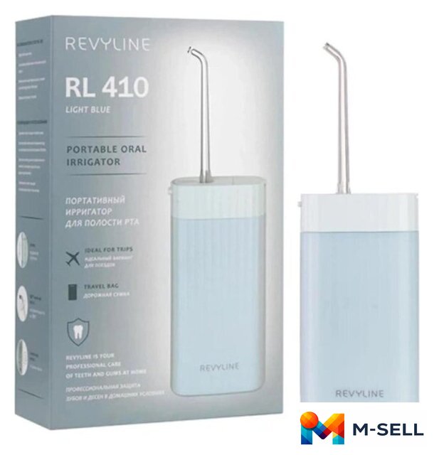 Ирригатор  Revyline RL 410 (голубой) - Изображение №2 — Мульти e-магазин M-SELL