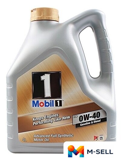Моторное масло Mobil 1 FS 0W-40 4л - Изображение №1 — Мульти e-магазин M-SELL