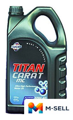 Моторное масло Fuchs Titan SYN MC (Carat) 10W-40 5л - Изображение №1 — Мульти e-магазин M-SELL