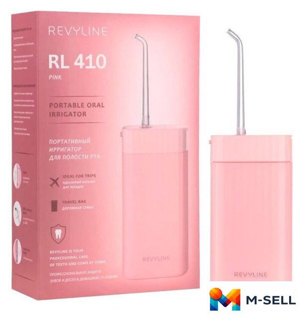 Ирригатор  Revyline RL 410 (розовый) - Изображение №1 — Мульти e-магазин M-SELL