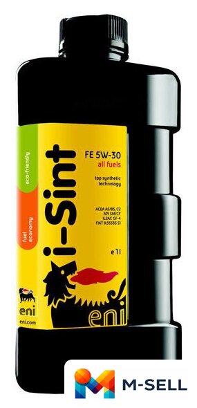 Моторное масло Eni i-Sint tech F 5W-30 4л - Изображение №1 — Мульти e-магазин M-SELL