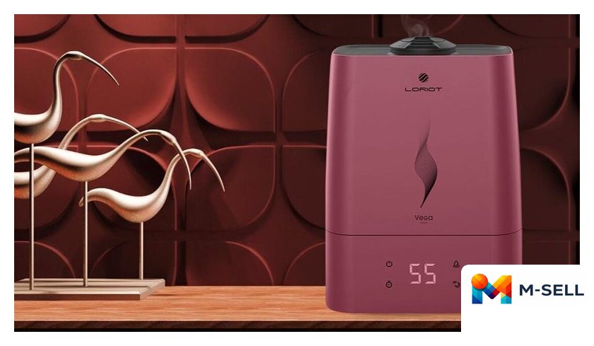 Увлажнитель воздуха Loriot Vega LHS-C530E - Изображение №2 — Мульти e-магазин M-SELL