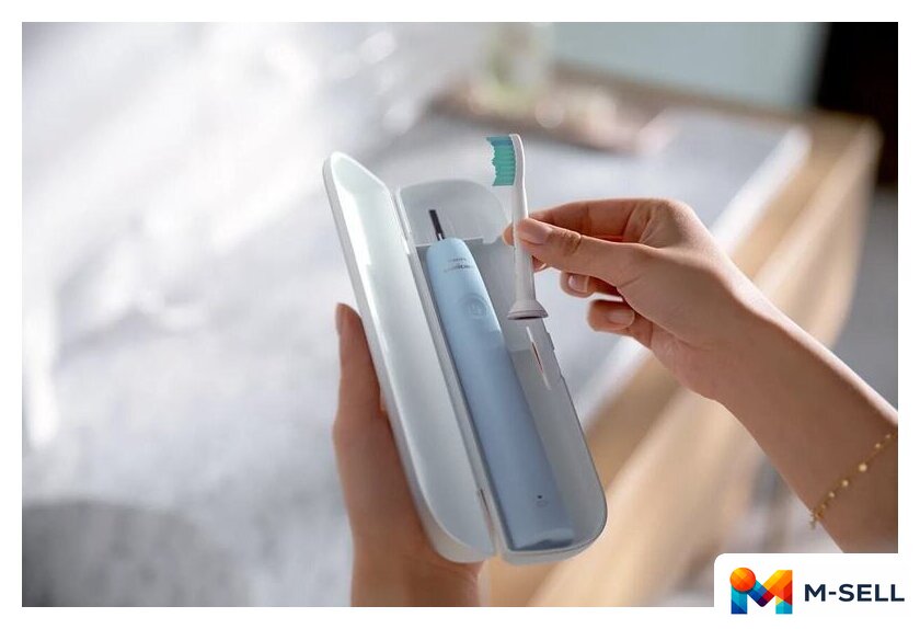 Электрическая зубная щетка Philips Sonicare 2100 Series HX3651/12 - Изображение №4 — Мульти e-магазин M-SELL