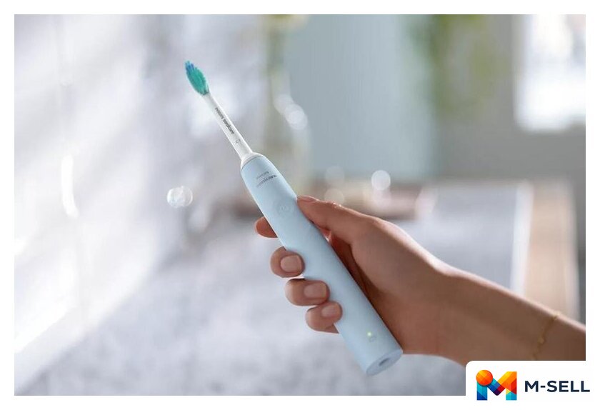 Электрическая зубная щетка Philips Sonicare 2100 Series HX3651/12 - Изображение №3 — Мульти e-магазин M-SELL