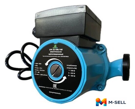 Циркуляционный насос Greenpump LPS 25-100/180 - Изображение №1 — Мульти e-магазин M-SELL
