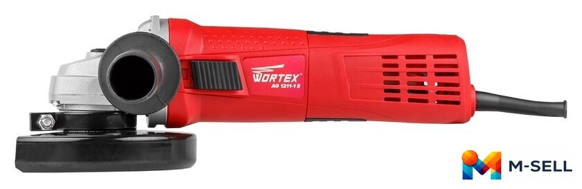 Угловая шлифмашина Wortex AG1211-1E AG12111E0018 - Изображение №4 — Мульти e-магазин M-SELL