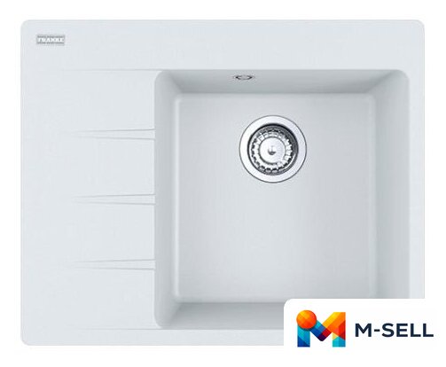 Кухонная мойка Franke Centro CNG 611/211-62 TL Fragranite 114.0639.704 (белый) - Изображение №1 — Мульти e-магазин M-SELL