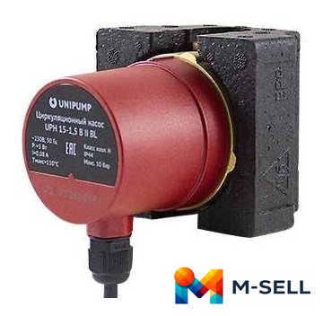 Циркуляционный насос Unipump UPH 15-1,5 B II BL - Изображение №1 — Мульти e-магазин M-SELL