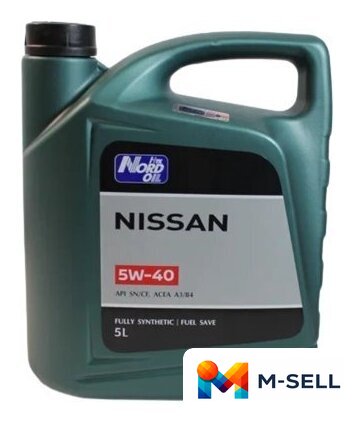 Моторное масло Nord Oil Specific Line 5W-40 Nissan 5л - Изображение №1 — Мульти e-магазин M-SELL