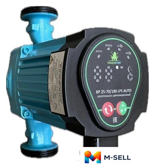 Циркуляционный насос Greenpump BP 25-60/180 LPS Auto - Изображение №1 — Мульти e-магазин M-SELL