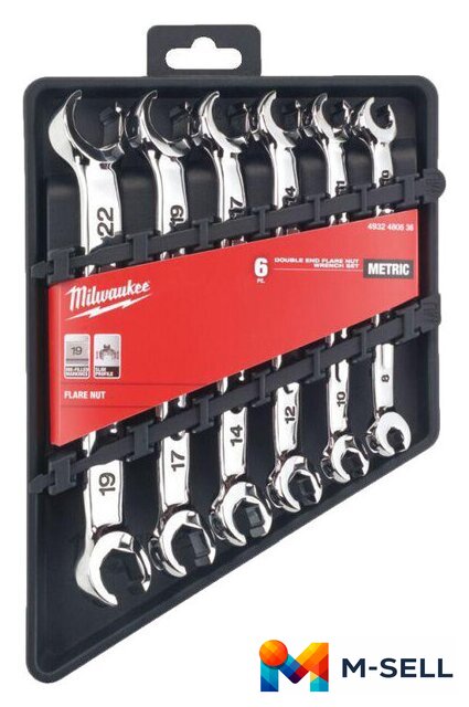 Набор ключей Milwaukee 4932480636 (6 предметов) - Изображение №1 — Мульти e-магазин M-SELL