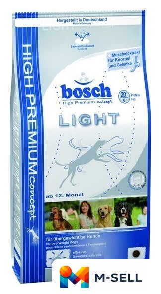 Сухой корм для собак Bosch Light 12.5 кг (Лайт) - Изображение №1 — Мульти e-магазин M-SELL
