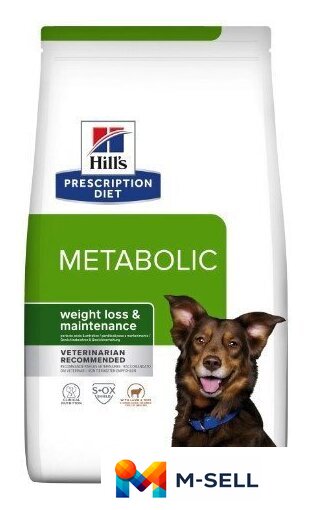 Сухой корм для собак Hill's Prescription Diet Metabolic коррекция веса 1.5 кг - Изображение №1 — Мульти e-магазин M-SELL