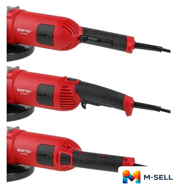 Угловая шлифмашина Wortex AG 2326-5 2333050 - Изображение №2 — Мульти e-магазин M-SELL