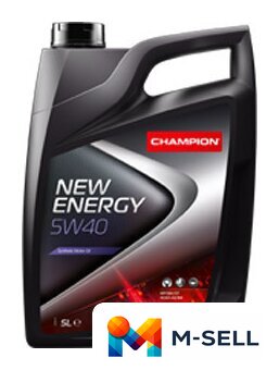 Моторное масло Champion New Energy 5W-40 5л - Изображение №1 — Мульти e-магазин M-SELL