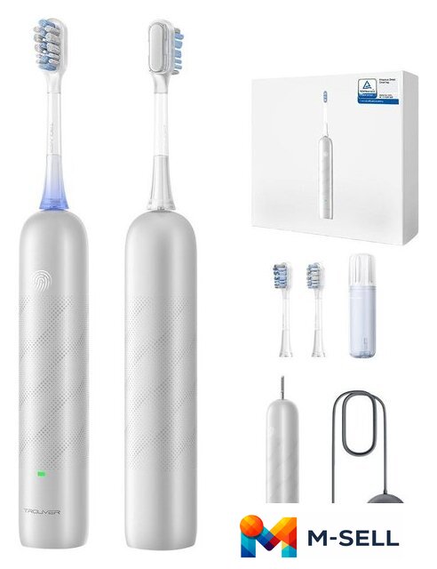 Электрическая зубная щетка Trouver 3D Clean Electric Toothbrush ATB15A (серебристый) - Изображение №1 — Мульти e-магазин M-SELL