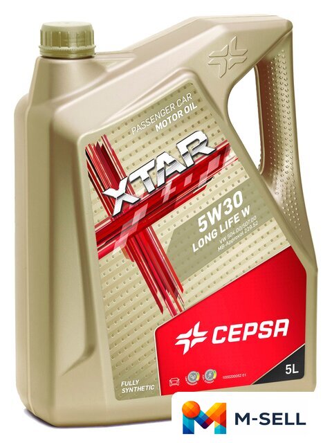 Моторное масло CEPSA Xtar 5W-30 Long Life W 5л - Изображение №1 — Мульти e-магазин M-SELL