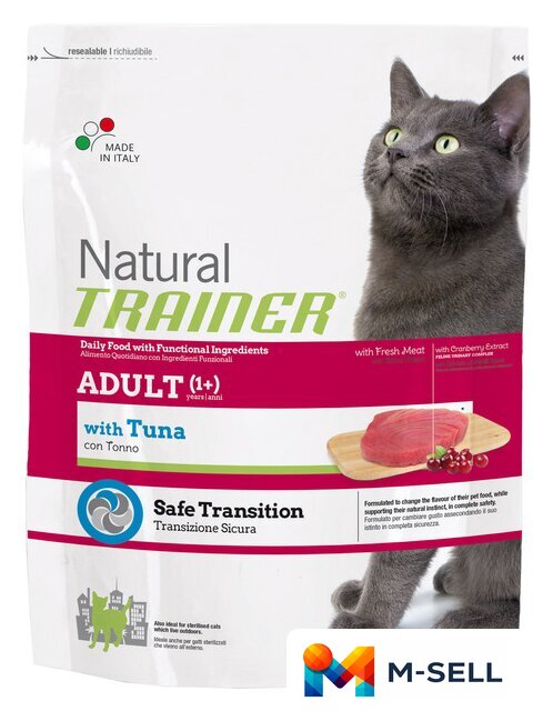 Сухой корм для кошек Trainer Natural Adult Tuna 10 кг - Изображение №1 — Мульти e-магазин M-SELL