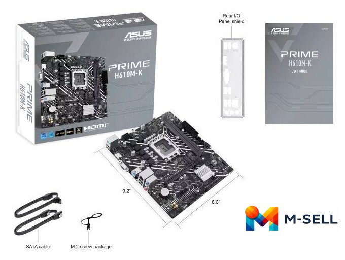 Материнская плата ASUS Prime H610M-K - Изображение №7 — Мульти e-магазин M-SELL