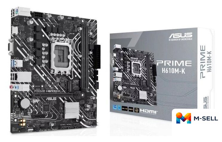 Материнская плата ASUS Prime H610M-K - Изображение №6 — Мульти e-магазин M-SELL