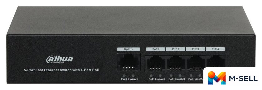 Неуправляемый коммутатор Dahua DH-PFS3005-4ET-36 - Изображение №1 — Мульти e-магазин M-SELL