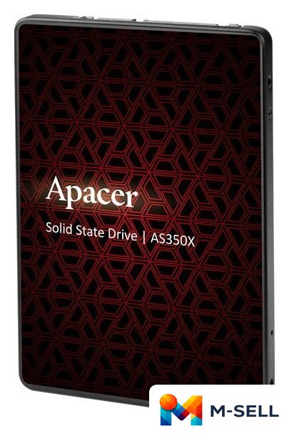 SSD Apacer AS350X 256GB AP256GAS350XR - Изображение №2 — Мульти e-магазин M-SELL