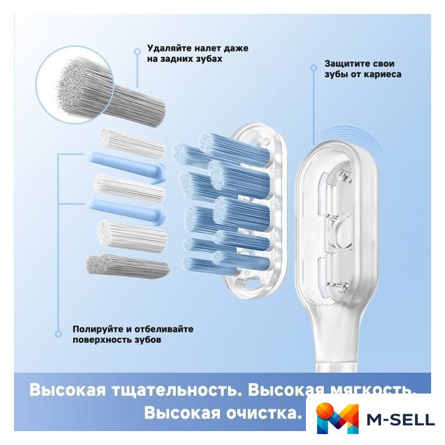 Электрическая зубная щетка Trouver 3D Clean Electric Toothbrush ATB15A (черный) - Изображение №7 — Мульти e-магазин M-SELL
