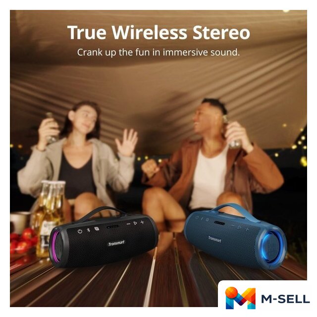 Беспроводная колонка Tronsmart Mirtune S100 (синий) - Изображение №7 — Мульти e-магазин M-SELL