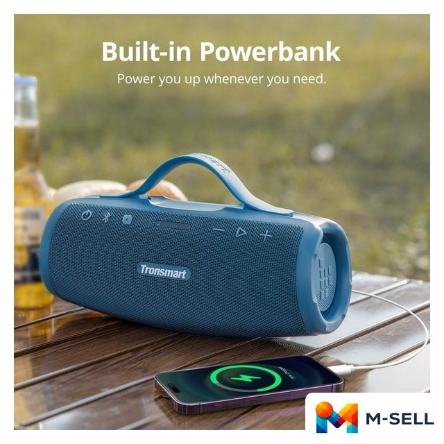 Беспроводная колонка Tronsmart Mirtune S100 (синий) - Изображение №4 — Мульти e-магазин M-SELL