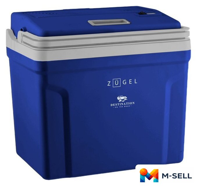Термоэлектрический автохолодильник ZUGEL ZCR251D 25л (синий) - Изображение №1 — Мульти e-магазин M-SELL