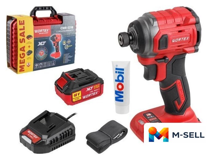 Винтоверт Wortex CWR 0218 1329730 (с 1-им АКБ, кейс) - Изображение №1 — Мульти e-магазин M-SELL