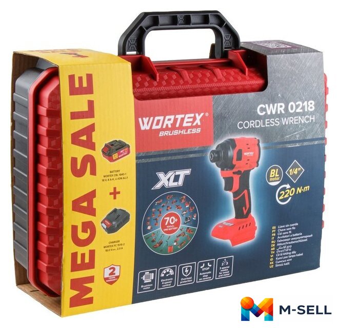Винтоверт Wortex CWR 0218 1329730 (с 1-им АКБ, кейс) - Изображение №8 — Мульти e-магазин M-SELL