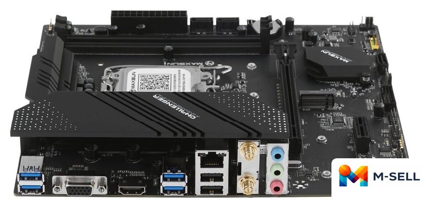 Материнская плата Maxsun Challenger B760M D5 WiFi - Изображение №3 — Мульти e-магазин M-SELL