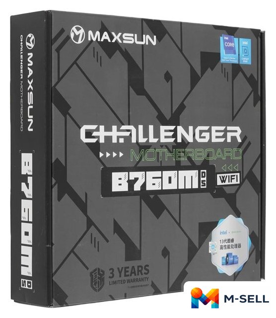 Материнская плата Maxsun Challenger B760M D5 WiFi - Изображение №6 — Мульти e-магазин M-SELL