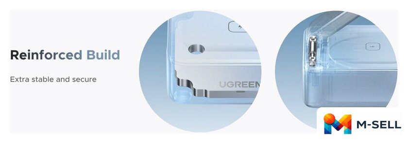 Беспроводное зарядное Ugreen MagFlow 2-in-1 W752 55960 (голубой) - Изображение №2 — Мульти e-магазин M-SELL