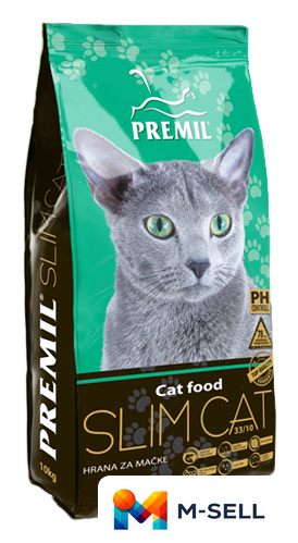 Сухой корм для кошек Premil Slim Cat 10 кг - Изображение №1 — Мульти e-магазин M-SELL