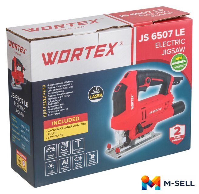 Электролобзик Wortex JS 6507 LE 1333579 - Изображение №9 — Мульти e-магазин M-SELL