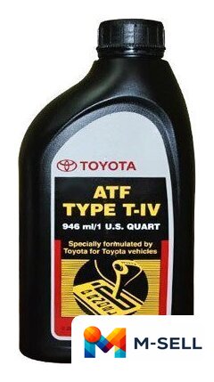 Трансмиссионное масло Toyota ATF Type T-IV (08886-81015) 0.946л - Изображение №1 — Мульти e-магазин M-SELL