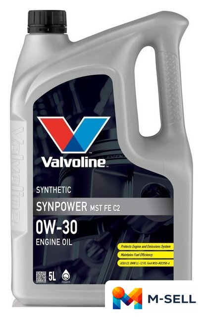 Моторное масло Valvoline SynPower MST FE C2 0W-30 5л - Изображение №1 — Мульти e-магазин M-SELL