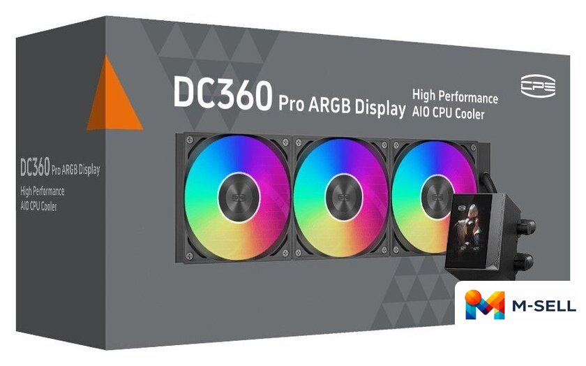 Система жидкостного охлаждения для процессора PCCooler DC360 Pro ARGB Display (черный) - Изображение №5 — Мульти e-магазин M-SELL