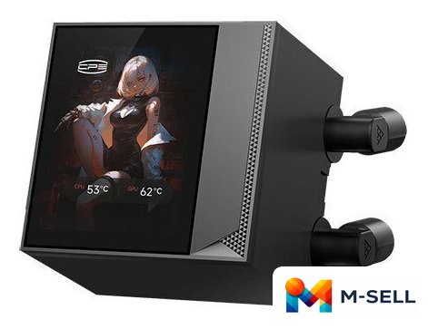 Система жидкостного охлаждения для процессора PCCooler DC360 Pro ARGB Display (черный) - Изображение №3 — Мульти e-магазин M-SELL