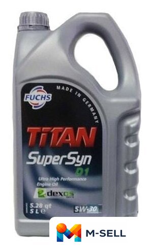 Моторное масло Fuchs Titan Supersyn D1 5W-30 5л - Изображение №1 — Мульти e-магазин M-SELL