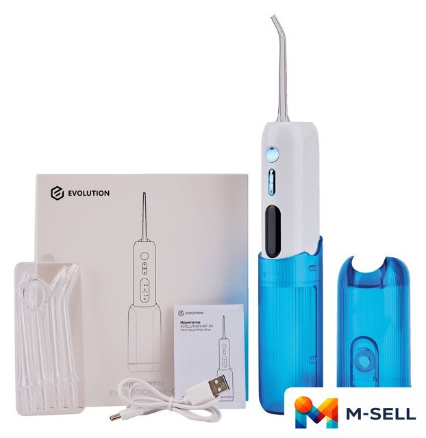 Ирригатор  Evolution WF-03 (white blue) - Изображение №1 — Мульти e-магазин M-SELL