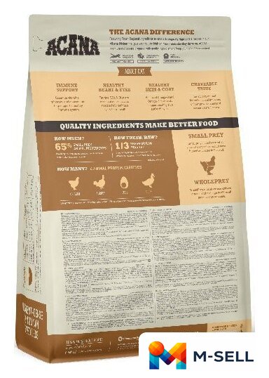 Сухой корм для кошек Acana Homestead Harvest 4.5 кг - Изображение №3 — Мульти e-магазин M-SELL