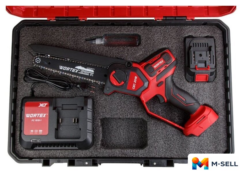 Аккумуляторная пила Wortex CEC 2018 ALL1 XLT Set 2329052 (с 1-им АКБ, кейс) - Изображение №12 — Мульти e-магазин M-SELL