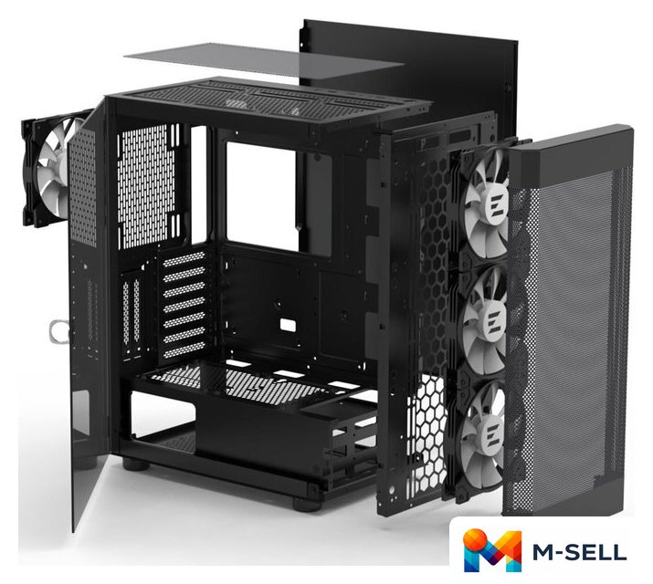 Корпус Zalman i4 TG (черный) - Изображение №7 — Мульти e-магазин M-SELL