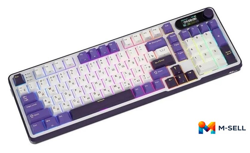 Клавиатура Royal Kludge RK-S98 RGB Blackberry (RK Brown) - Изображение №3 — Мульти e-магазин M-SELL