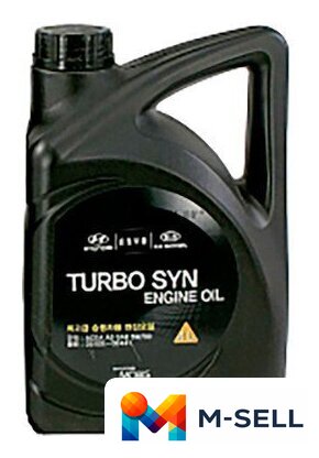 Моторное масло Hyundai/KIA Mega Turbo Syn Gasoline 0W-30 ACEA A5 4л - Изображение №1 — Мульти e-магазин M-SELL