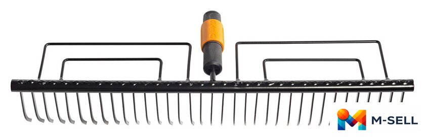 Грабли зубчатые Fiskars QuikFit 1000656 - Изображение №1 — Мульти e-магазин M-SELL